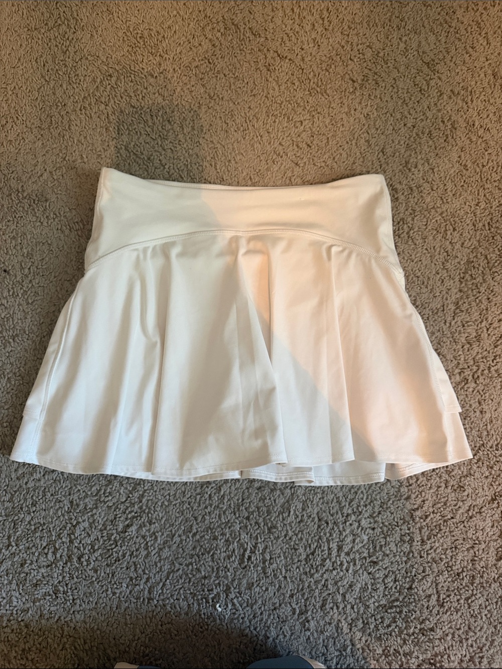 Old Navy White Circle Skater Skirt